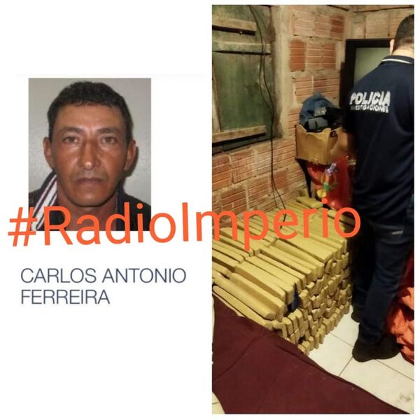 En allanamiento policial detienen a un hombre e incautan más de 240 kilos de marihuana