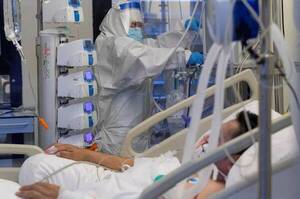 64 fallecidos y más 1.000 internados por complicaciones del COVID-19