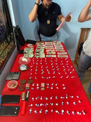 Capturan a responsables del tráfico de centenares de dosis de cocaína en Concepción - ADN Digital