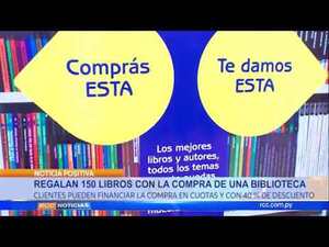 REGALAN 150 LIBROS POR LA COMPRA DE UNA BIBLIOTECA