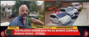Tortoleros se llevan G. 20 millones mientras víctima almorzaba