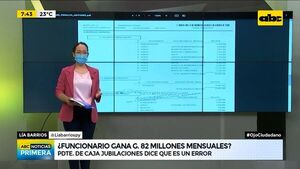 Ojo Ciudadano: ¿Funcionario público gana Gs. 82 millones mensuales? - ABC Noticias - ABC Color