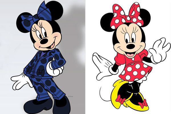 Minnie Mouse cambia la falda por pantalones