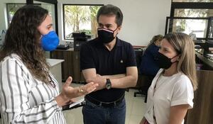 Autoridades del MIC visitaron la compañía agroganadera Industrias Trociuk
