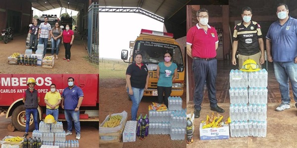 CONTINÚA EL APOYO LOGÍSTICO A LOS CUERPOS DE BOMBEROS VOLUNTARIOS DE VARIOS DISTRITOS - Itapúa Noticias