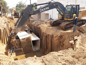 Construcción de la Defensa Costera de Pilar superó 58% de avance