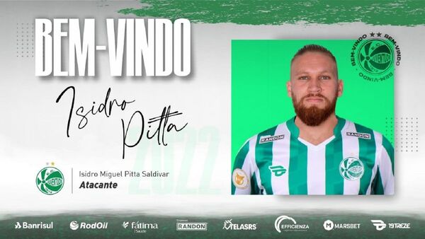 Isidro Pitta, presentado en su nuevo club