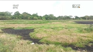 Sequía extrema: Una laguna quedó sin agua - SNT