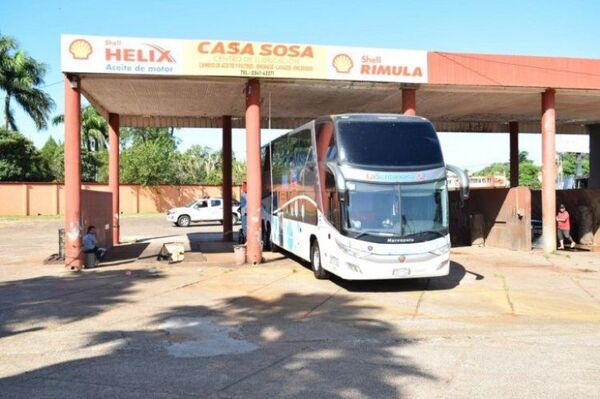 Villarrica: Hallan drogas en un bus de una conocida empresa