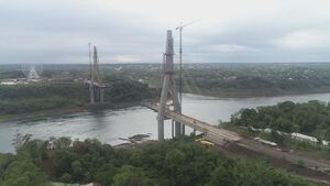 Verifican sitios donde se ejecutarán las obras complementarias del Puente de la Integración - ADN Digital
