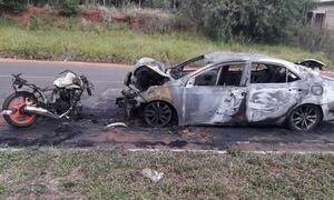 Choque entre un automóvil y motocicleta deja un muerto en Caaguazú – Prensa 5