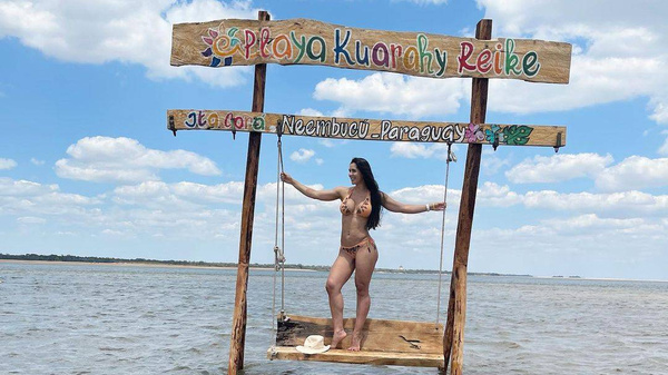 Crónica / Mientras todos viajan al mar, Mirna Pereira sale a descubrir playas de Paraguay