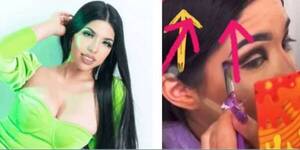 Crónica / [VIDEO] Mientras hacía tutorial de maquillaje, un piojo saltaba en su cabeza
