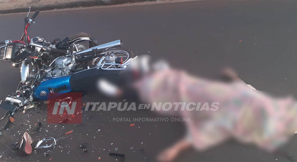 ACCIDENTE CON DERIVACIÓN FATAL SOBRE LA COSTANERA DEL Bº PACÚ CUÁ DE ENCARNACIÓN - Itapúa Noticias