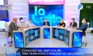 Convenio del MSP con IPS para trasplantes a no asegurados | Telefuturo