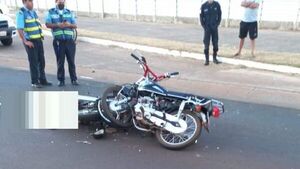 Frontal choque de motos deja un muerto en Encarnación