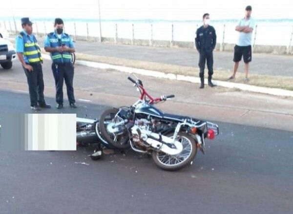 Frontal choque de motos deja un muerto en Encarnación