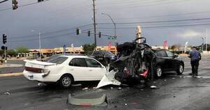 La Nación / Las Vegas: nueve muertos causa conductor que cruzó semáforo en rojo
