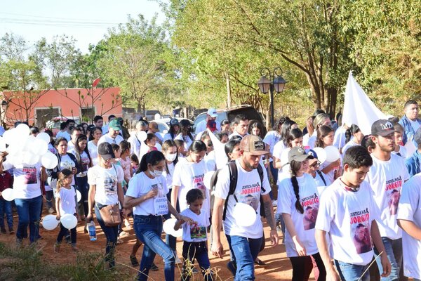 En Puentesiño pidieron justicia para Jorgito y paz en el Norte