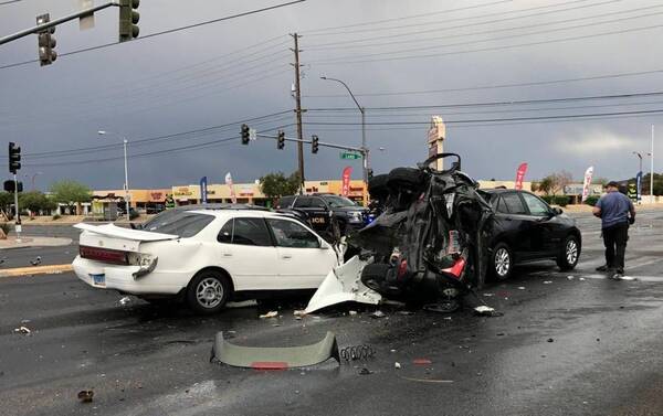 Crónica / ¡Nde zapature! Nueve fallecieron en accidente por pasar la luz roja en Las Vegas