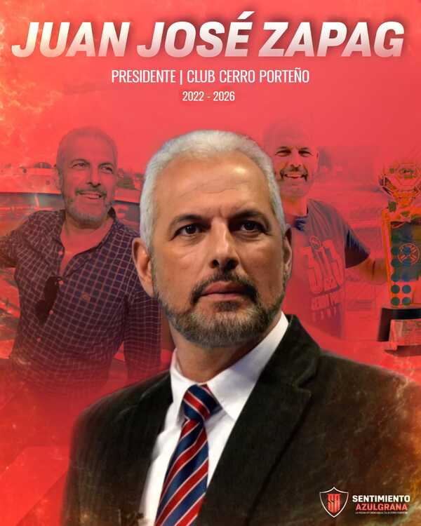 Juan José Zapag vuelve a la Presidencia de Cerro Porteño