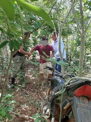 Fue aprehendido, se fugó de la Comisaría y luego fue recapturado en Capitan Sosa (Horqueta)