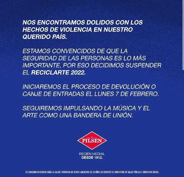 Reciclarte suspendido