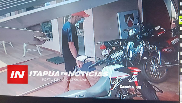 NUEVO HURTO DE MOTOCICLETA DE UN TRABAJADOR, A PLENA LUZ DEL DÍA - Itapúa Noticias