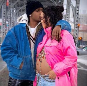 Rihanna espera su primer hijo con el rapero A$AP Rocky
