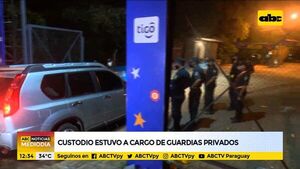 Custodio en el Ja’umína Fest estuvo a cargo de guardias privados - ABC Noticias - ABC Color