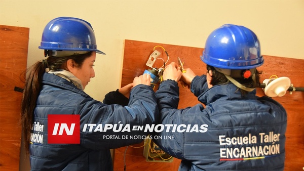 FORMAN A JÓVENES EN OFICIOS Y DAN OPORTUNIDAD DE TRABAJAR EN EL RUBRO APRENDIDO. - Itapúa Noticias
