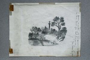 Un dibujo de juventud del pintor Cézanne será subastado