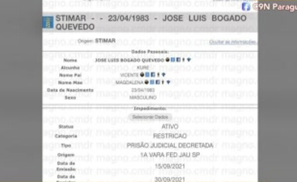 El policía que borró orden de captura de Bogado Quevedo está detenido - C9N