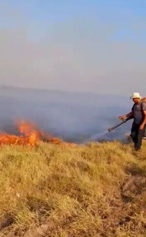Siguen los incendios forestales en Carapeguá - Nacionales - ABC Color