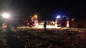 Incendio consume aprox. 100 hectáreas de producción agrícola en el límite de Fram - Encarnación