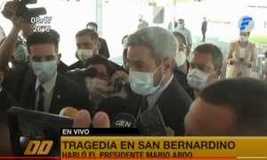 Mario Abdo: ''No voy a negar que el sicariato va continuar'' | Telefuturo