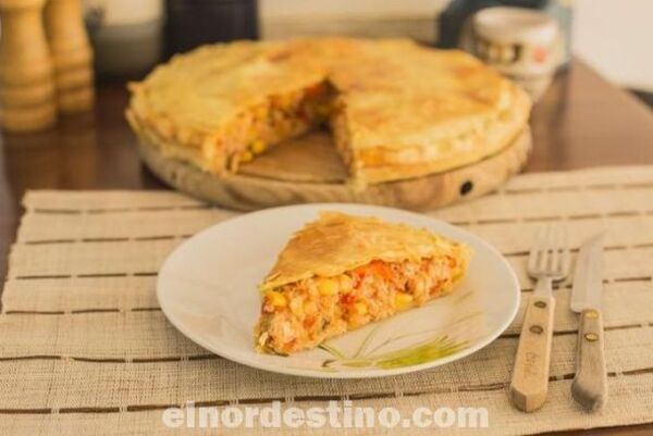 Comida deliciosa y fácil: Tarta de pollo para prepararla en la comodidad de tu casa y disfrutarla en compañía de tu familia