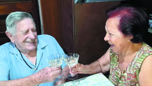 Bodas de Cielo: cumplieron 68 años de matrimonio