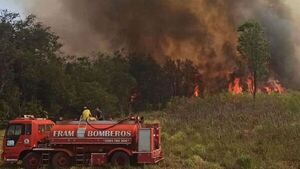 Incendio en Itapúa consume varias hectáreas de bosques y cultivos