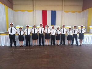 Juran primeros  bomberos combatientes en Villa del Rosario - Nacionales - ABC Color