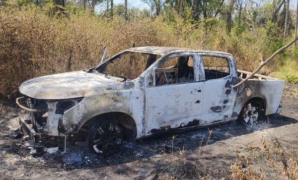 Encontraron un vehículo quemado en San Bernardino