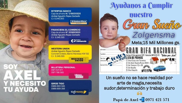 PADRES RIFAN TODOS SUS BIENES PARA COMPRAR EL REMEDIO MÁS CARO DEL MUNDO Y SALVAR A SU HIJO - Itapúa Noticias
