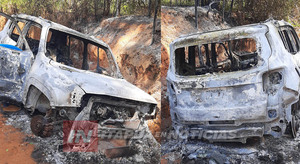 HALLAN CAMIONETA INCINERADA EN SAN ANTONIOMI, SAN PEDRO DEL PARANÁ - Itapúa Noticias