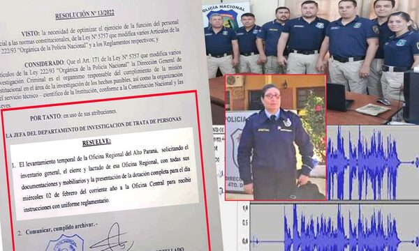 Desmantelan el Departamento Antitrata de Personas del Alto Paraná tras podredumbre policial denunciada por TNPRESS – Diario TNPRESS