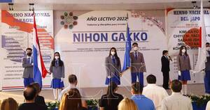 La Nación / Ayer iniciaron las clases en el colegio Nihon Gakko