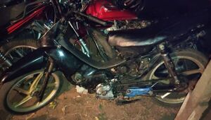 Hombre herido con arma de fuego tras caer de su motocicleta - Nacionales - ABC Color