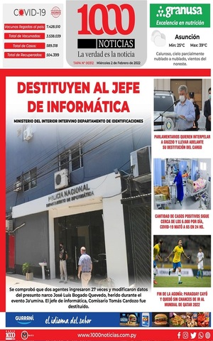 Portadas de este miércoles 2 de febrero de 2022