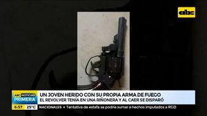 Un joven herido con su propia arma de fuego - ABC Noticias - ABC Color