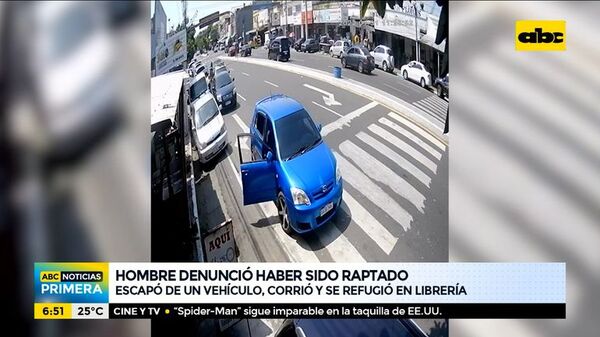 Un hombre denunció haber sido raptado por criminales - ABC Noticias - ABC Color