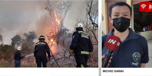 INCENDIOS NO PARAN Y LOS BOMBEROS CLAMAN POR LLUVIA - Itapúa Noticias